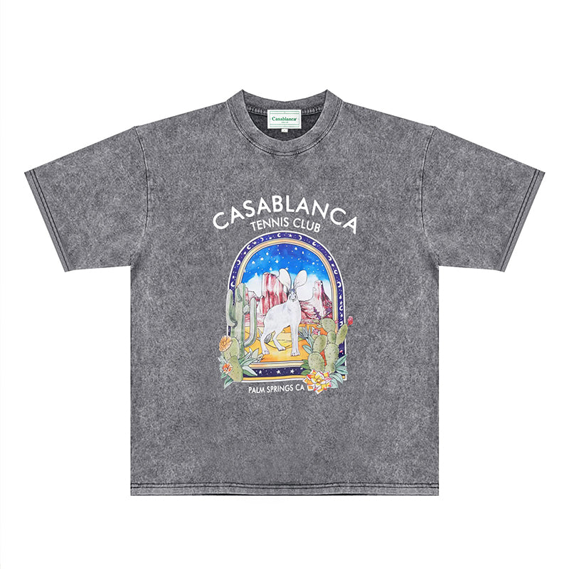 Casablanca Distressed T-Shirt