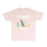 Casablanca T Shirts Fashion Print Street