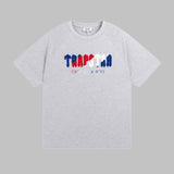 Factory direct trapstar rainbow letter gradient towel embroidery short sleeve t-shirt & fog high street shorts set