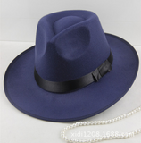 Walter White Hats Xu Wenqiang Jackson Wide Brim Top Hat Stage British Hat Jazz Wool Felt Hats