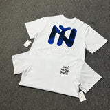 Aime leon dore color block letter high street loose short sleeve t-shirt hoodie long sleeve