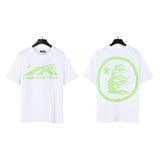 american trend high quality loose t-shirt pure cotton front and rear high-definition printing casualcoupletrendy short sleeves