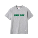 Wholesale export sup streetwear letter print 100% cotton t-shirt - relaxed fit, crew neck, short sleeve