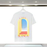 Casablanca spring/summer dreamland: starry castle casa letter logo short sleeve couple's tee