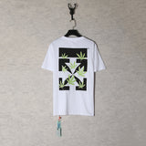 【eu size】authentic off-white print watercolor splatter gradient arrow graffiti ow short sleeve couple tee