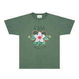 Casablanca T Shirts Fashion Print Street