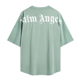 Cross-border wholesale high version pa angel big logo letter foam short-sleeved couple outfit trendy