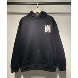Amri splash ink flowing paint starry sky crack letter logo unicorn arm hoodie sweatshirt couple wear long sleeves