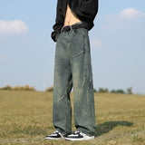 Unisex Jeans Retro Jeans Wide Leg Pants