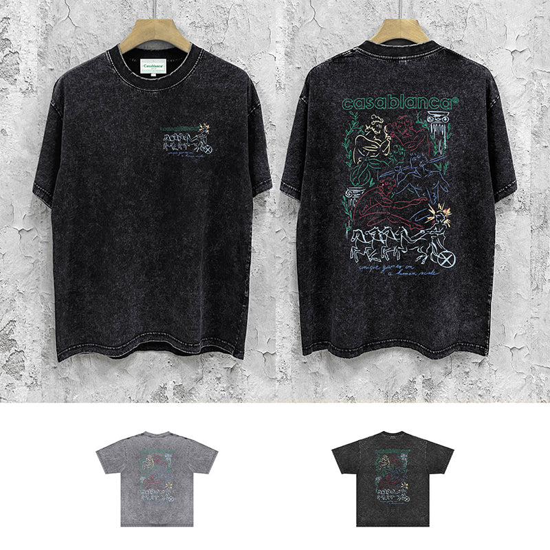 Casablanca Distressed T-Shirt