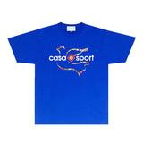 Casablanca T Shirts Fashion Print Street