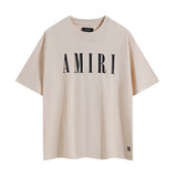 amri washed distressed tiger head number & letter logo short sleeve t-shirt