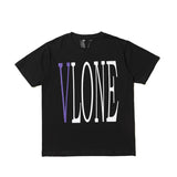 Wang yibo lne short-sleeved big v reflective hot diamond devil angel couple outfit loose