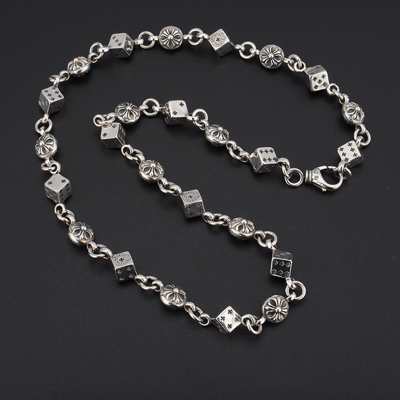 Chrome Heart Necklace Cross Couple Necklace