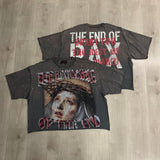 Rare peaceloose t-shirt american street oversize oversized hot diamond short-sleeved t-shirt
