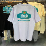 Rhude T Shirts Cotton Short Sleeves Men and Women