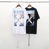 off-white classic gradient arrow dissolve graffiti caution tape ow religious couple short