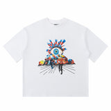 House of errors all-seeing eye graphic tee - trendy short sleeve couple's high street hoodie