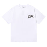 Cross-border foreign trade wholesale trapstar gradient letter ts tiger head printing short-sleeved couple loose high street