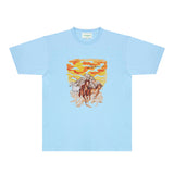 Casablanca T Shirts Fashion Print Street