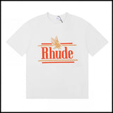 American trend rhu marlboro high definition printing de casual round neck short sleeve t-shirt export wholesale