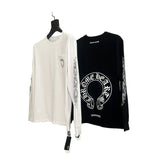 Chh Chrome Heart Long Sleeve Shirt Unisex Fashion Loose Long Sleeve Shirt