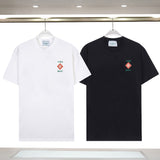 Casablanca spring/summer dreamland: starry castle casa letter logo short sleeve couple's tee