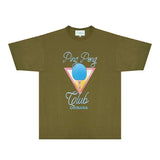 Casablanca T Shirts Fashion Print Street