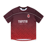 trapstar gradient color athletic short-sleeve basketball jersey football jersey t-shirt mesh breathable training top for export