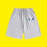 Factory direct trapstar rainbow letter gradient towel embroidery short sleeve t-shirt & fog high street shorts set