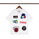 streetwear zip hoodie cartoon letter print zip-up sweatshirt and pants camouflage set