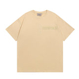 Fog season 8 essentials flocked print couple's relaxed fit crew neck short sleeve t-shirt