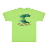 Casablanca T Shirts Fashion Print Street