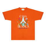 Casablanca T Shirts Fashion Print Street