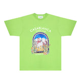 Casablanca T Shirts Fashion Print Street