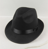 Walter White Hats Xu Wenqiang Jackson Wide Brim Top Hat Stage British Hat Jazz Wool Felt Hats