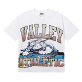 wholesale american trend mixed emotion alien octopus hot diamond angel short-sleeved couple full print