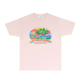 Casablanca T Shirts Fashion Print Street