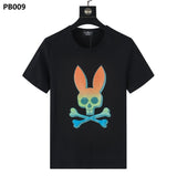 Psy wholesale american cho bunt-shirt colorful skull rabbit gradient letterprintingcouple short