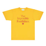 Casablanca T Shirts Fashion Print Street