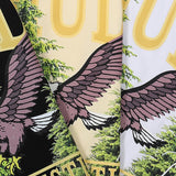 Rhude T Shirts Pandora Eagle Print Cotton Short Sleeve Men and Women