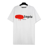 Correct version of pa beheaded bear short sleeves palm tree high street bat sleeves big logo letter on the back