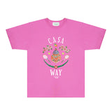 Casablanca T Shirts Fashion Print Street
