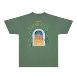 Casablanca T Shirts Fashion Print Street