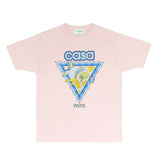 Casablanca T Shirts Fashion Print Street