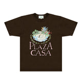 Casablanca T Shirts Fashion Print Street