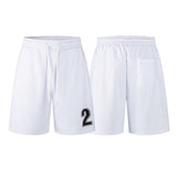 Cross-border american blockcore style patch embroidery t-shirt v-neck sports football uniform mesh quick-drying