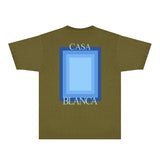 Casablanca T Shirts Fashion Print Street