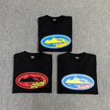 Wholesale foreign trade alcatraz basic series short-sleeve corteiz phantom letter logo print t-shirt