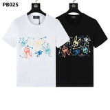 Psy wholesale american cho bunt-shirt colorful skull rabbit gradient letterprintingcouple short